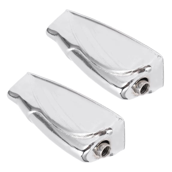 2Pcs Drum Lug Iron Chrome Color Snare Ear Set Musical Instrument Maintenancing Accessories