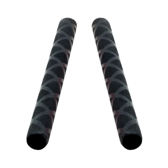2Pcs Drumstick Wrap Drumstick Grips Lightweight Drum Parts Heat Shrink Drumstick Sleeves Drumstick Tape for Adults Drummer Beginners Kids Black