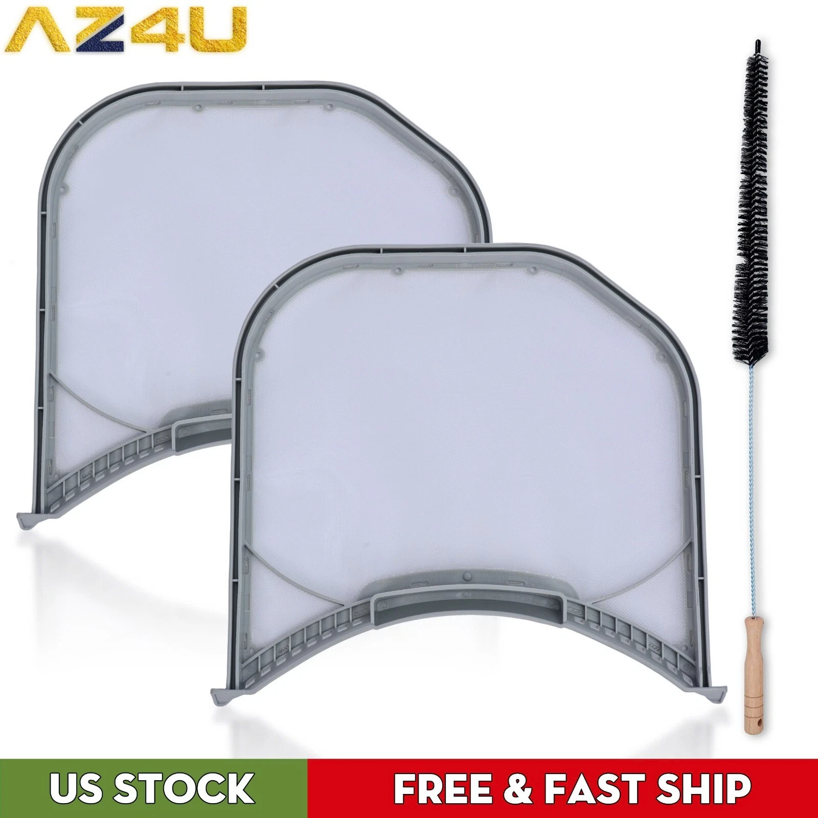 2Pcs Dryer Lint Screen Replaces For LG DLEX3360R DLEX3885W DLEX3570W DLEX3550W DLEX3900W