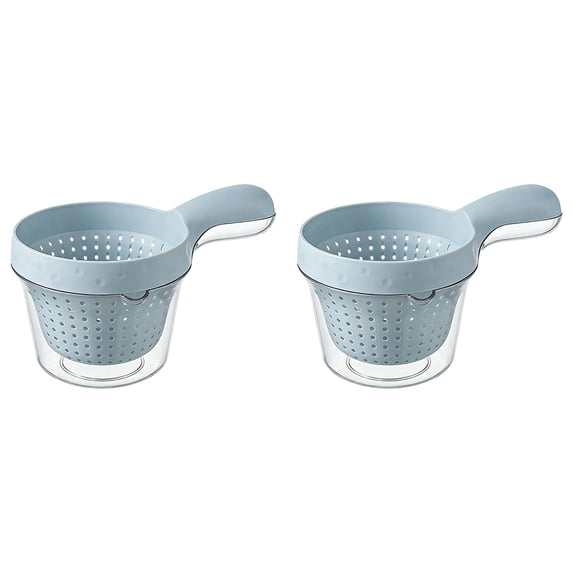 2Pcs Dual-Layer Vegetable Draining Basket,Watermelon Bowl with Strainer for Mini Berry and Tomato Grape Washer (Purple) Fruit Rinser Strainer Container Small Fruit Washer, Fruit Strainer Container