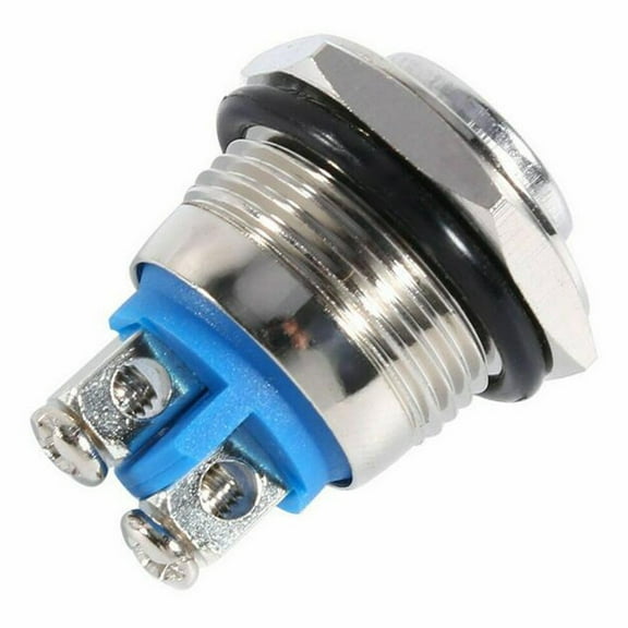 2Pcs Durable Brand New High Quality Button Switch 12V 30 Amp Momentary Nitrous Smile Home