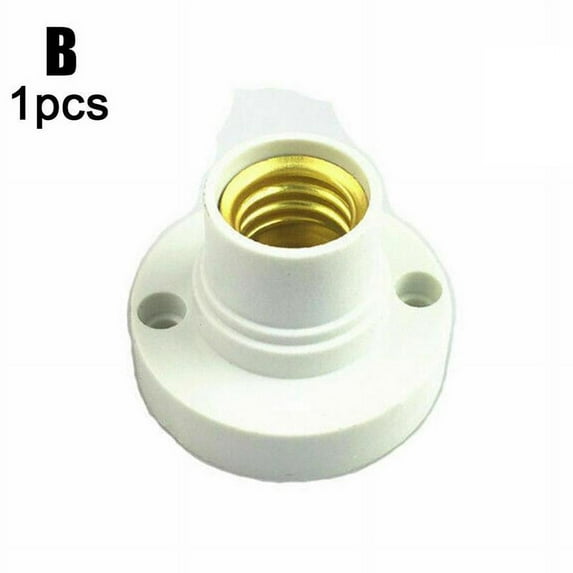 2Pcs E14 Light Bulb Screw Lamp Fixing Base Holder Screw Socket