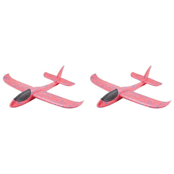 2Pcs EPP Foam Hand Throw Airplane Outdoor Launch Glider Plane Kids Gift Toy 34.5 x 32 x 7.8cm Interesting Toys