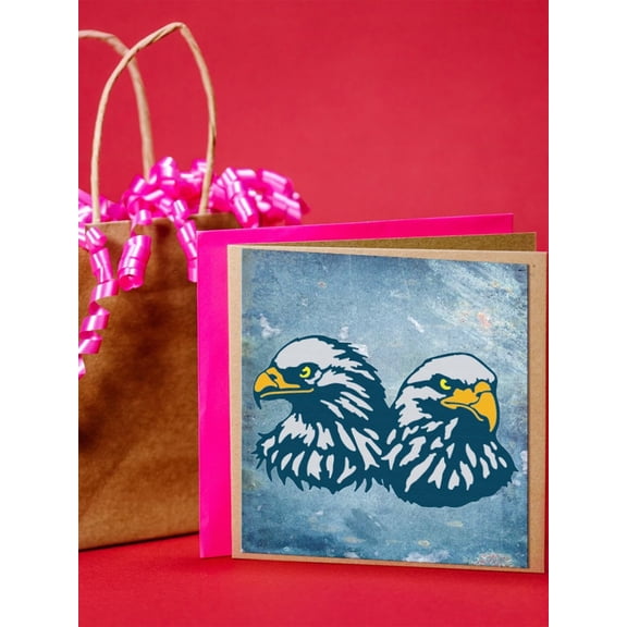 2Pcs Eagle Cut Dies Bird Theme Carbon Steel Cutting Dies Stencils Scrapbooking Template for DIY Scrapbooking Photo Album Decorative Embossing Paper Card 100-104x110-111x0.8mm Stainless Steel Color