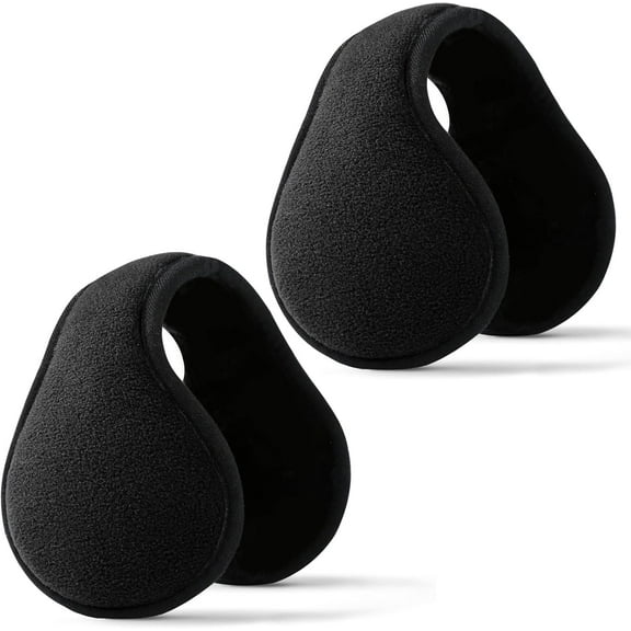 2Pcs Ear Muffs For Winter Men Women, Fleece Ear Warmers Winter Warm Earmuffs For Cold Winters Adjustable