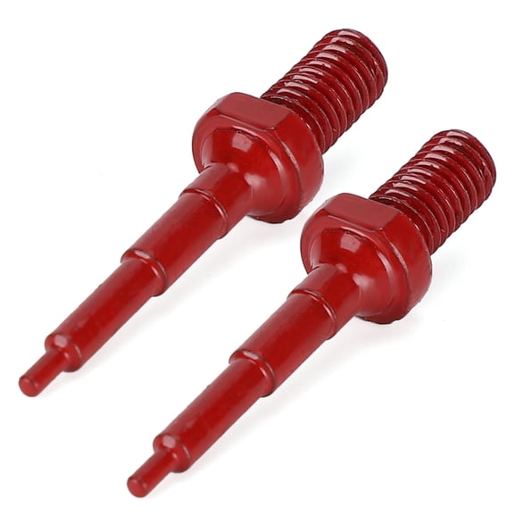 2Pcs Ear Tag Nail Tagger Needle Clamp Pin for Pig Cattle Sheep Marking Tools, Red Alloy (6.00 x 2.00 x 2.00 inches)