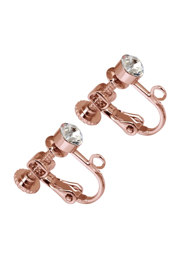 2Pcs Earring Converters Turn Pierced Earrings Into Clip-On Studs No-Pierced Ears