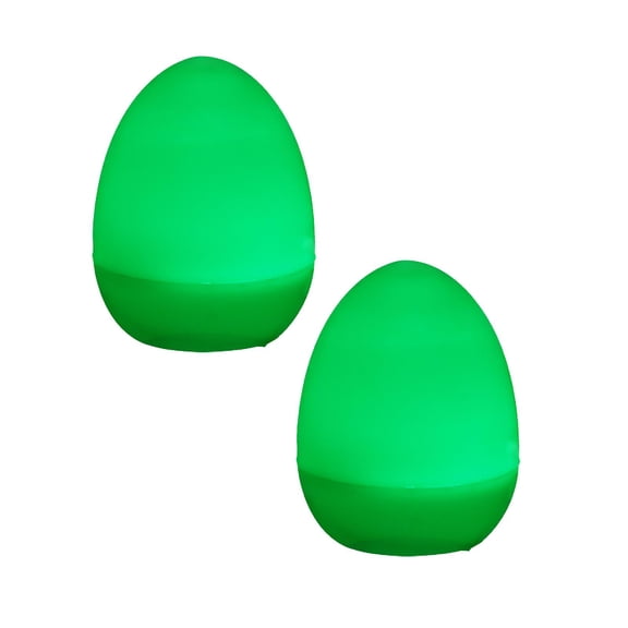 2Pcs Easter Decorations Easter Eggs Candle Lights Home Decoration Children'S Eggs Care Supplies Of Colored Eggs Led Light-Emitting Eggs Desktop Ornament