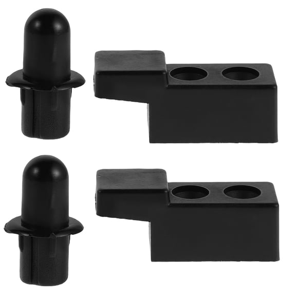 ELAYARD 2Pcs Piano Door Latch Pin Black Replacement Clips for Upright and Grand Piano Repair