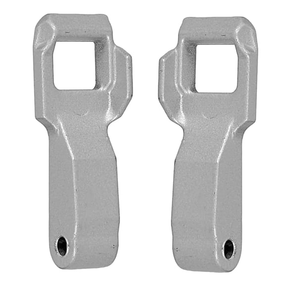 2Pcs Easy-to-Install Washing Machine Hinges for LG WM3170CW, WM3180CW Silver GUYUTING Spare Part