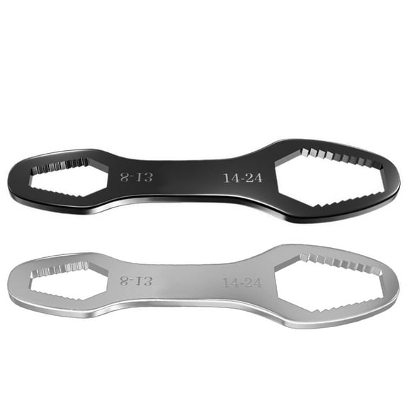 2Pcs Efficient Adjustable Wrench 8 to 24 mm for Diverse Repair Applications