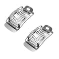 thumbnail image 1 of 2Pcs Egg Slicer Stainless Steel Egg Slicer For Hard Boiled Eggs Accurately Slices Hard Boiled Eggs Fruits And Vegetables Easy To Clean And Store Egg Slicer Home Decor, 1 of 6
