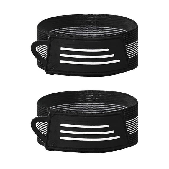 2Pcs Elastic Bike Ankle Leg Wrap Cycling Safety Bind Pants Bands Extra Wide Stretchable Secure Ankle Strap for Cycling Jogging Camping Running Hiking
