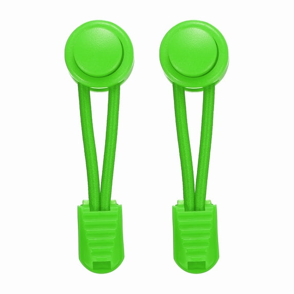 Uxcell 2 Count Elastic Shoe Laces, No Tie Shoelaces Neon Green