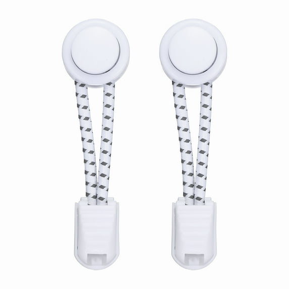 Uxcell 2 Count Elastic Shoe Laces, No Tie Shoelaces Reflective Dot White