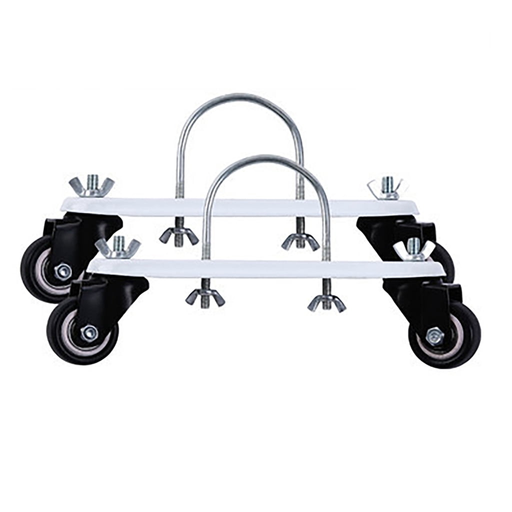 2Pcs Mobile Pulley Brackets For Oil Filled Radiator 360° Swivel