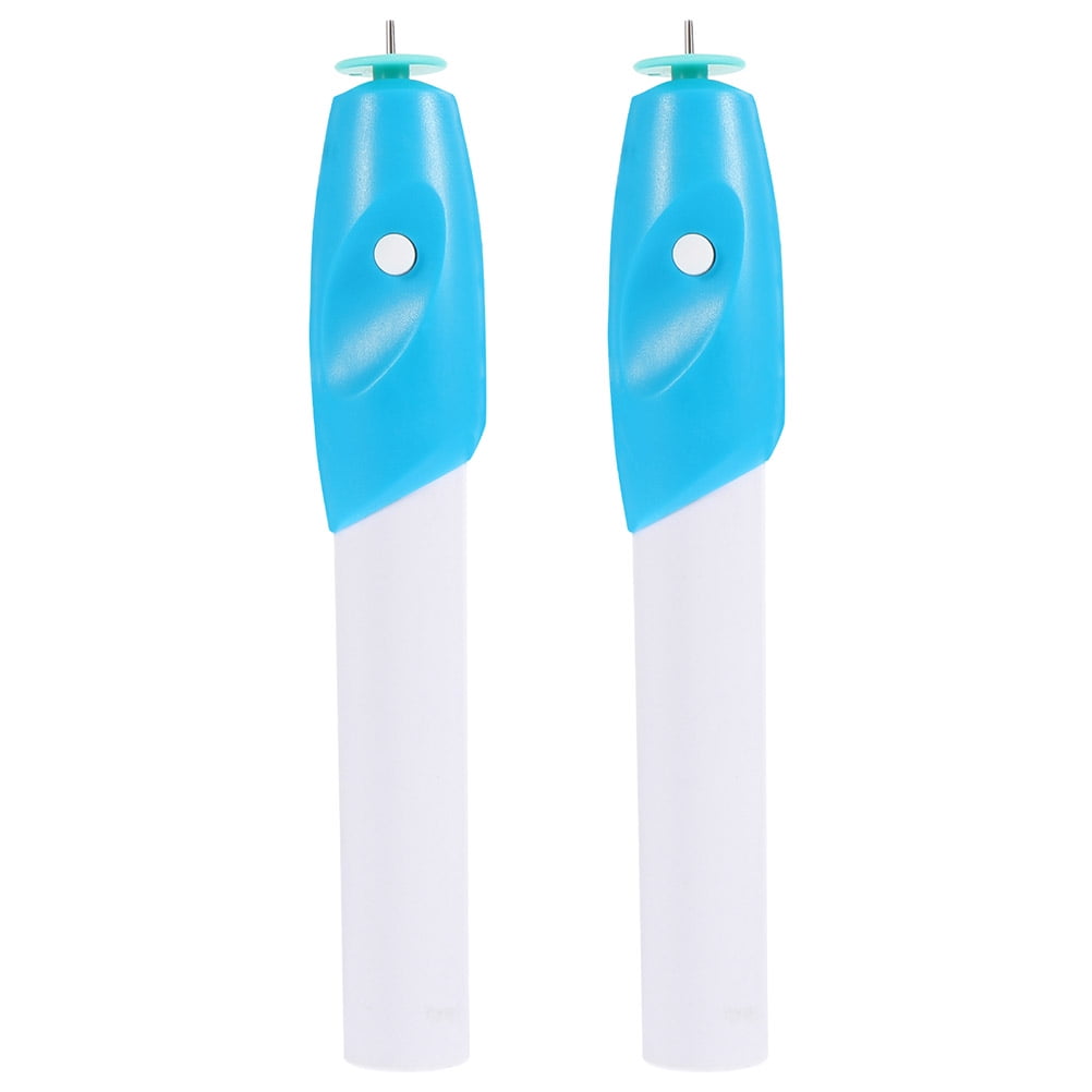 Stylo Quilling électrique Pour Papier - Avec 2 Pointes Interchangeables, Piles AA Non Fournies, 16,5 Cm