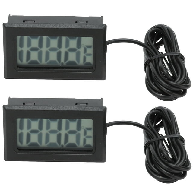 2Pcs Electronic Digital Thermometer Thermostat Temperature Meter 2s
