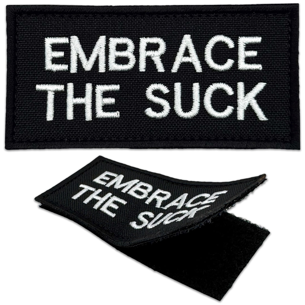 2Pcs Embrace The Suck Patch Set Embroidered Morale Patches - Walmart.com