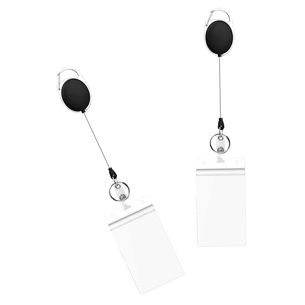 2Pcs Employee Covers Name Covers ID Holders (Assorted Color)