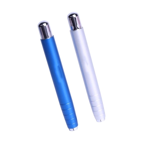2Pcs Ergonomic Grip Pencil Extender Retractable Metal Pen Holder Pencil Handle Lengthener For Writing And Sketching