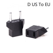 2Pcs European US AU EU US To EU/EU To US Plug Adapter Euro Travel Power Adapter Plug Outlet Converter Socket