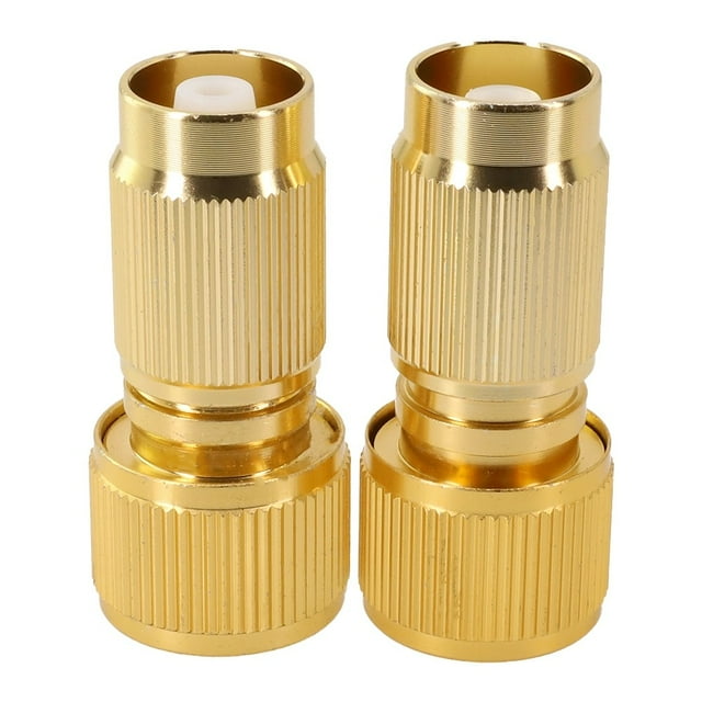 2pcs Expandable Hose Repair Adaptor Garden Hose Fitting Brass Hose