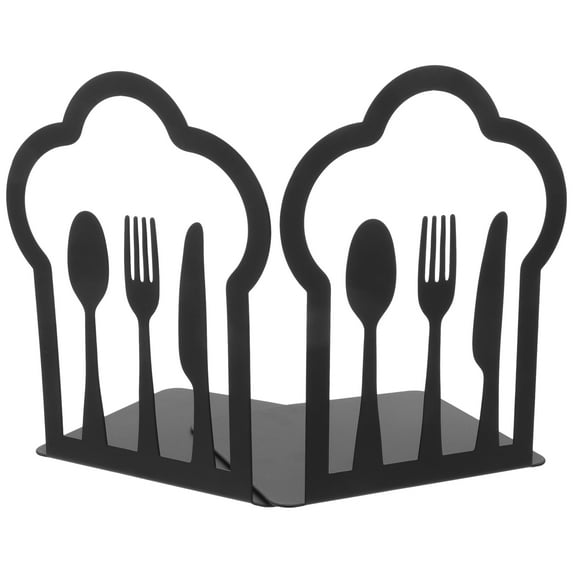 Raindrops Desktop Book Stand Iron 2Pcs Desk Organization