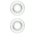 thumbnail image 1 of 2Pcs Exquisite Glass Plates Embossed Fruit Plates Transparent Dessert Plates, 1 of 8