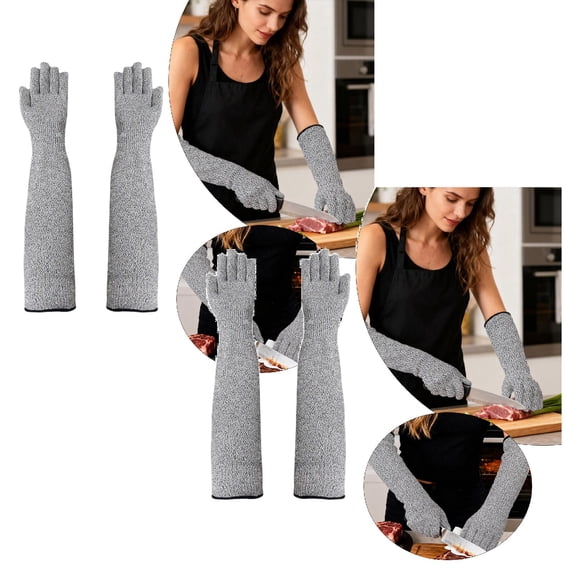 2Pcs Extended Cut Arm Sleeves For Ultimate Hand And Forearm With Advanced Features Gloves