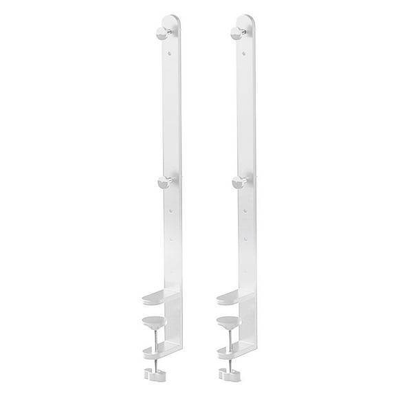 2Pcs Extended Desk Clamp,Pegboard Fixing Bracket Desktop Fixing Bracket