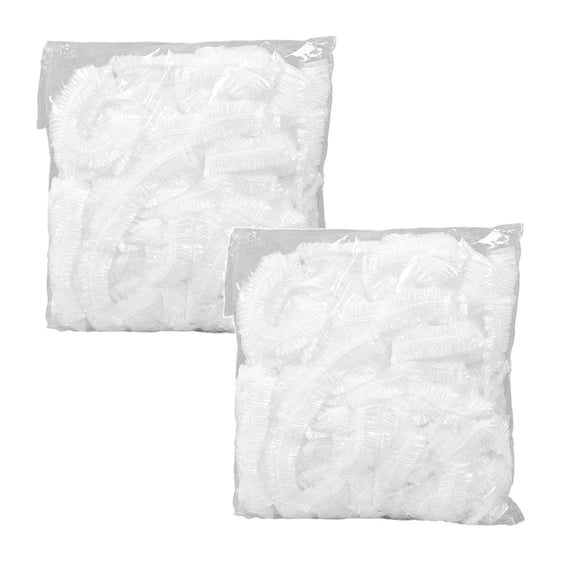 2Pcs Extra Long Thickened Disposable Shower Caps Bath Hair For Bathroom Products