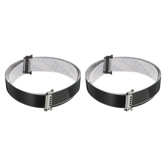 2Pcs FFC Flexible Flat Cable LVDS Wire 41 Pins 0.5mm Pitch 1000mm A-Type 4K HD LCD TV, DVD Player, Touch Screens