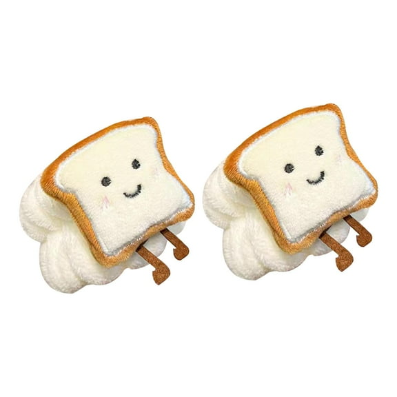 2Pcs Face Wash Wristbands Washing Face Sweat Band Face Wash Hand Wrist Strap white toast