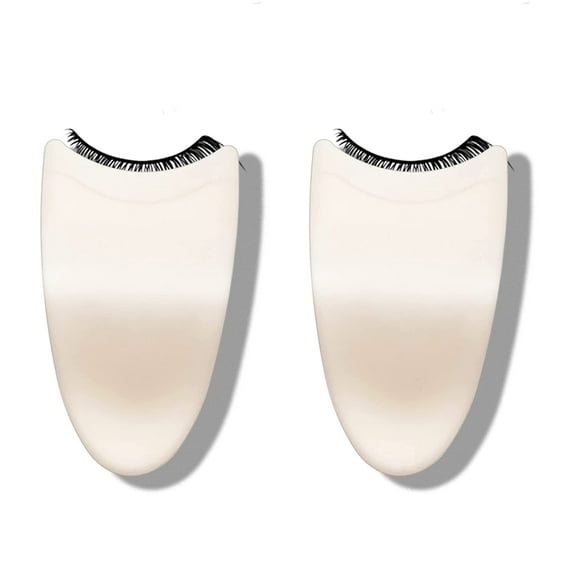 2Pcs False Eyelash Applicator Tool Lash Buddy Tool for Beginners Easy Eye Lash Holder Tweezers Plastic Portable Remover Clip