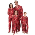 thumbnail image 1 of 2Pcs Family Matching Christmas Pajamas Sets Silk Satin Clothes Parent-Child Cute Print Sleepwear Pjs For Couples/Women/Men/Kids, 1 of 8