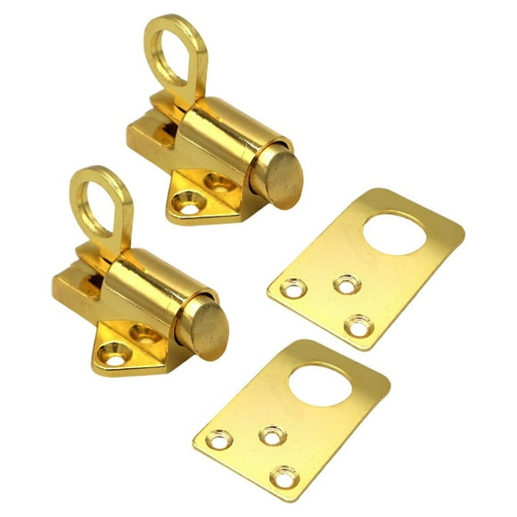 2Pcs Fanlight Catch Zinc Alloy Plated Spring Window Loft Attic Hook Locks With Screws For Sash Windows Loftattic Hatches