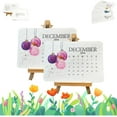 thumbnail image 1 of 2Pcs Farms Seed Calendars 2026, Nature Plantable Love Seed Calendars, Month Seeds Paper Planner with Wildflower & Fruit, For Home or Office Desk Decor, Gardening & Gifting, 1 of 7