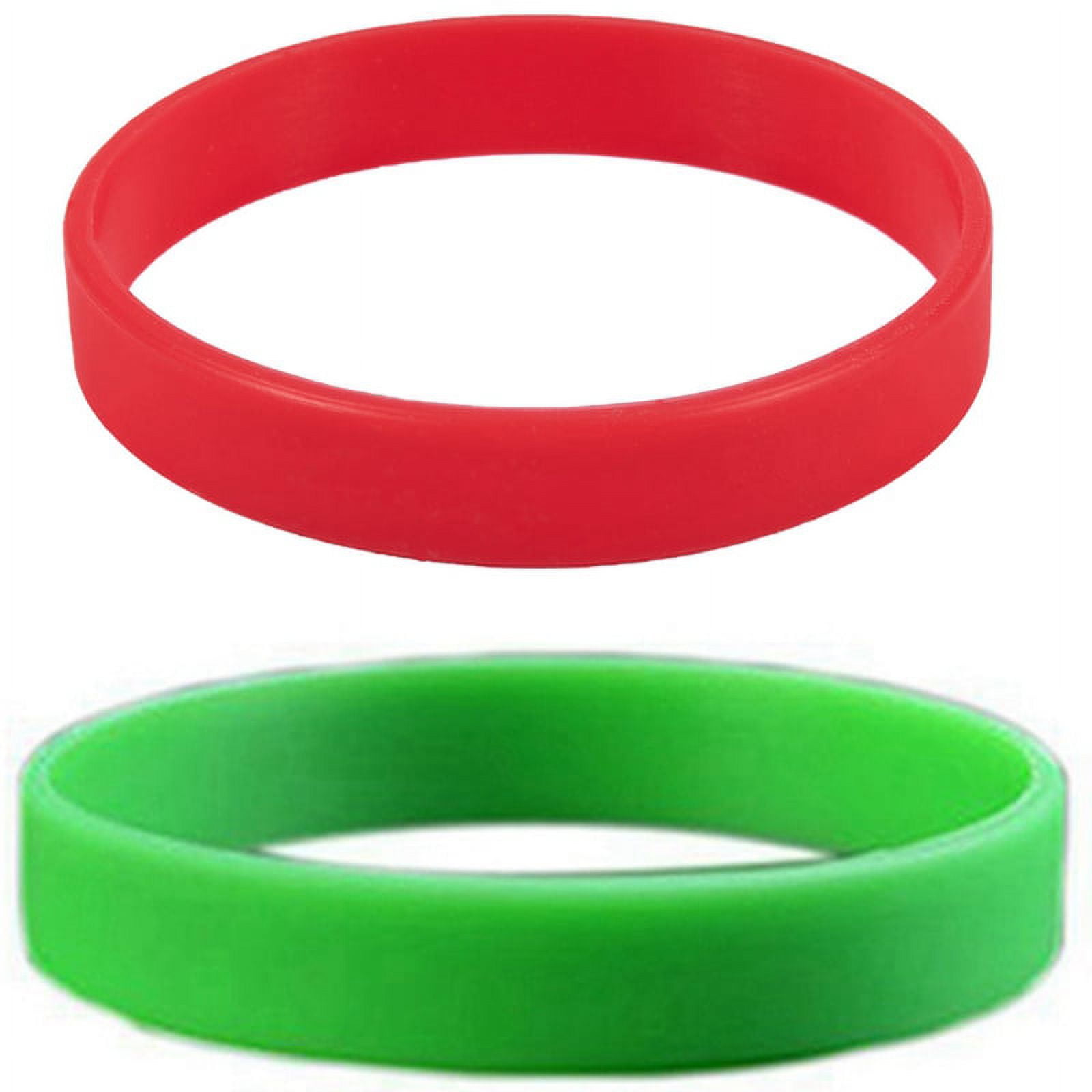 10 Dozen Silicone Wristbands, Adult-size Rubber Bracelets, Great For  Event-Red
