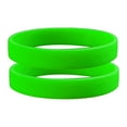 thumbnail image 1 of 2Pcs Fashion Silicone Wristbands Wrist Bands Solid Color Sports Design Bracelets, 1 of 8