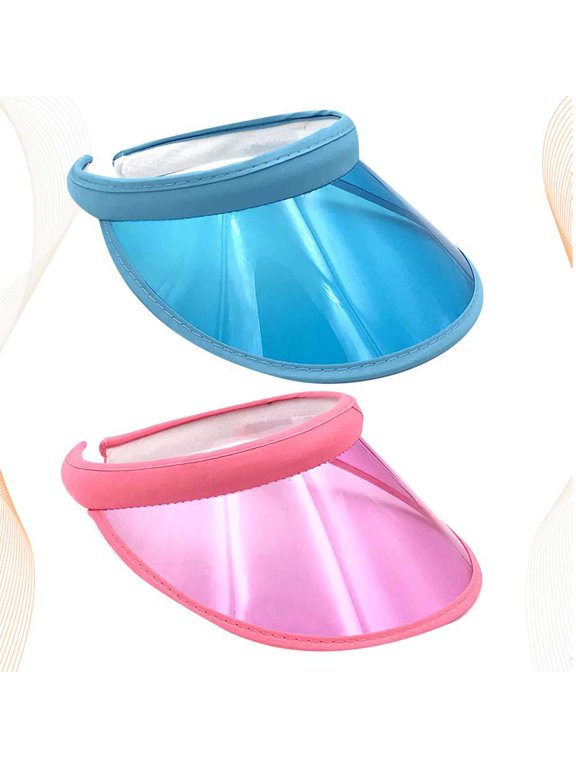 Outdoor Hat Sun Block Assorted Color Ultraviolet Proof Summer 2Pcs