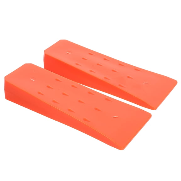SEWOART 2Pcs Plastic Tree Felling Wedges with Raised Spikes for Controlled Woodcutting