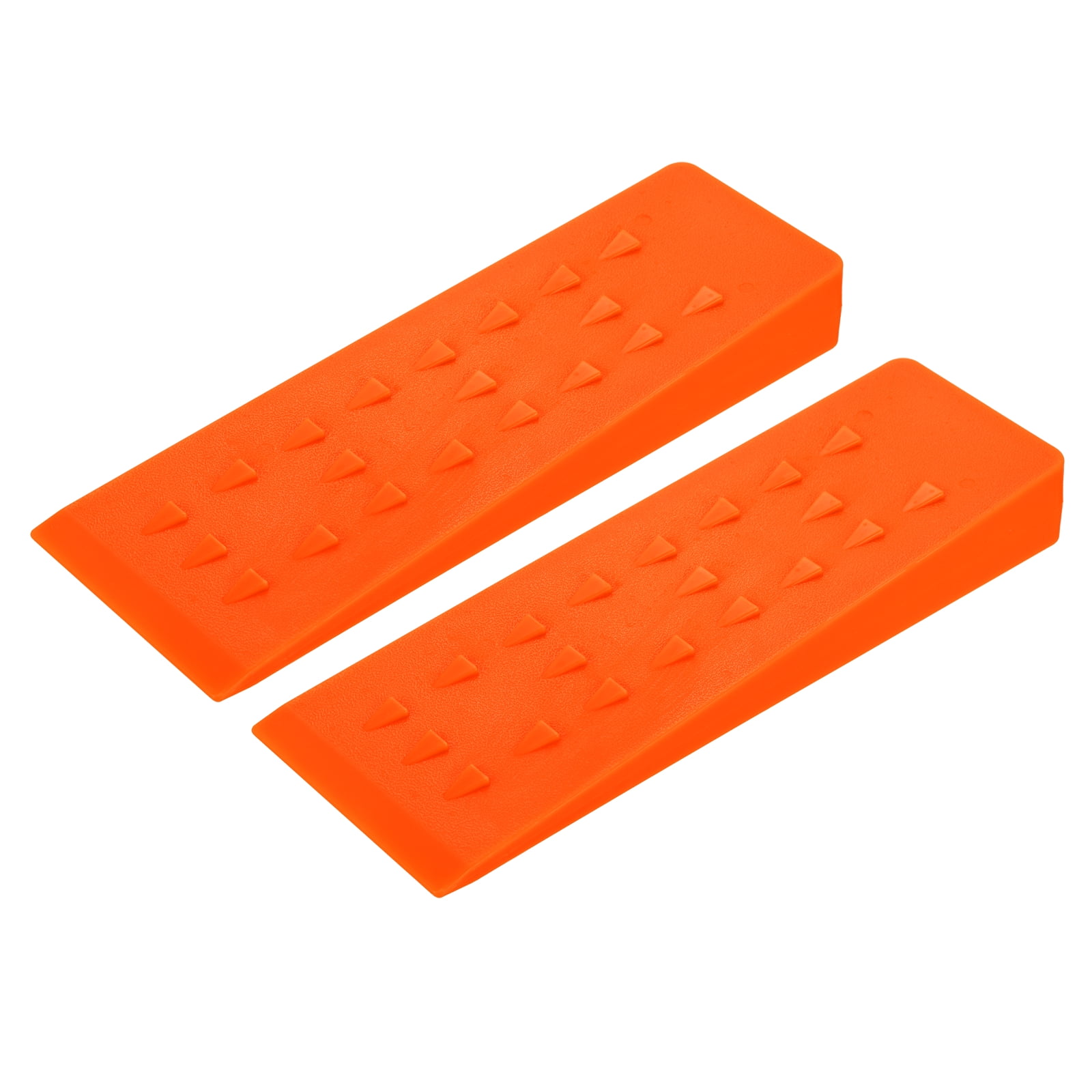 2Pcs Felling Wedges Tree Cutting 20" Chainsaw Plastic, Orange