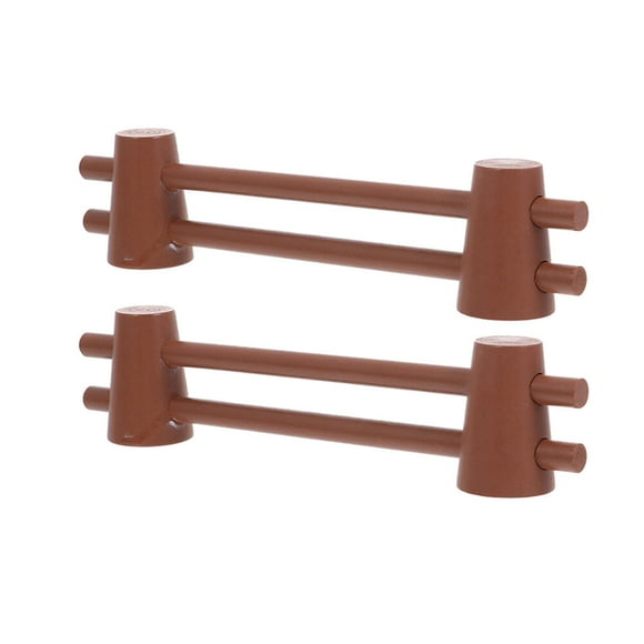 2Pcs Fence DIY Fence Picket Fence Kids Garden Fence Ornament Landscape Decoration