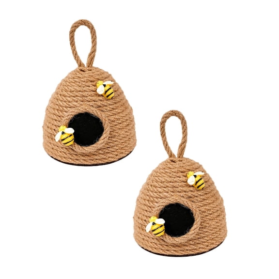 2Pcs Festival Woven Handmade Ornaments Unique Design Give Come To Experience The Beauty Of Handwork Limited Quantity As Soon As Possible! Desktop Ornament