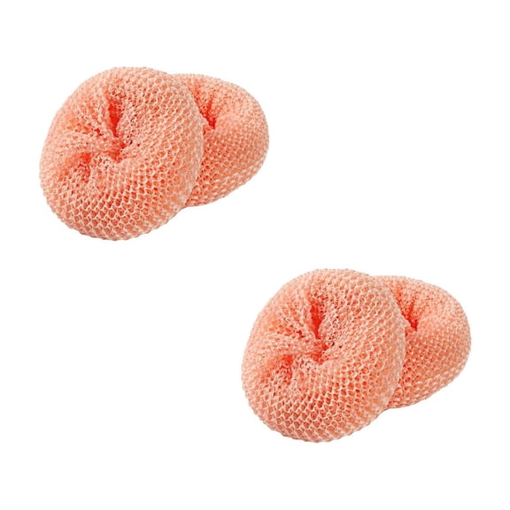 2Pcs Fiber Scouring Pad Great for Pot Scrubbing Dishwashing Kitchen and Bath Areas Appliances Showers Assorted Colors. Cleaning Brush Home Decor Happy 2026!