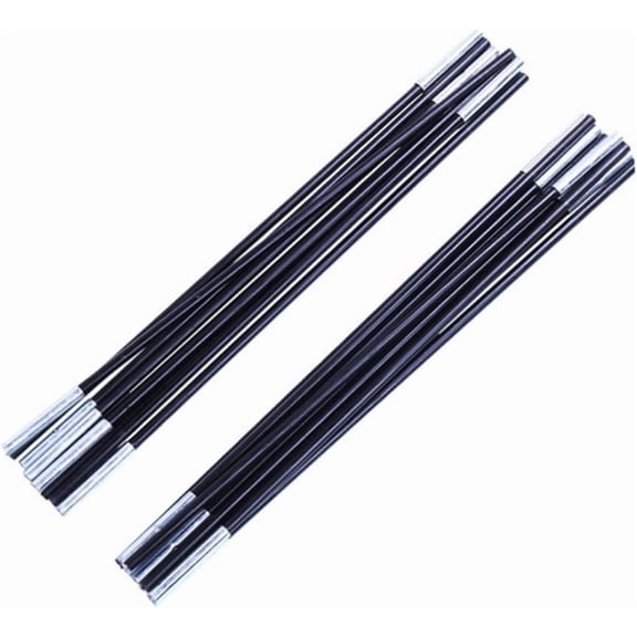 2Pcs Fiberglass Tent Pole Kit Replacement 6 Sections 3.5m