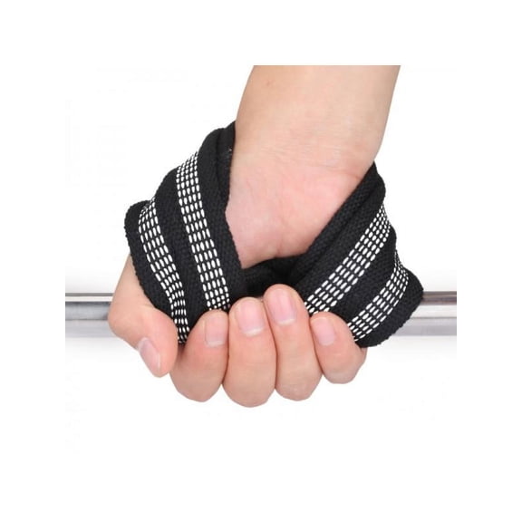 2Pcs Figure 8 Weight Lifting Straps For Pull-ups Horizontal Bar Powerlifting Belt S