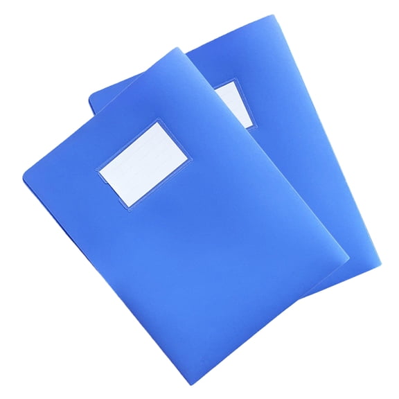 2Pcs File Folder Two Pocket Folder with Clear Label Window, Letter Size Paper Folders Document Folder for Office School