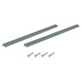 thumbnail image 1 of 2Pcs Finger Pulls, 500mm/19.69 Inch Aluminum Hidden Cabinet Edge Handles, Modern Concealed Tab Pulls Hardware for Kitchen, Furniture, Drawer, Wardrobe, Gray, 1 of 6